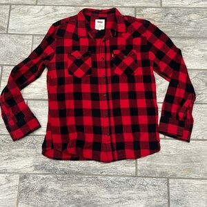 Men’s Levi’s Plaid Button Up